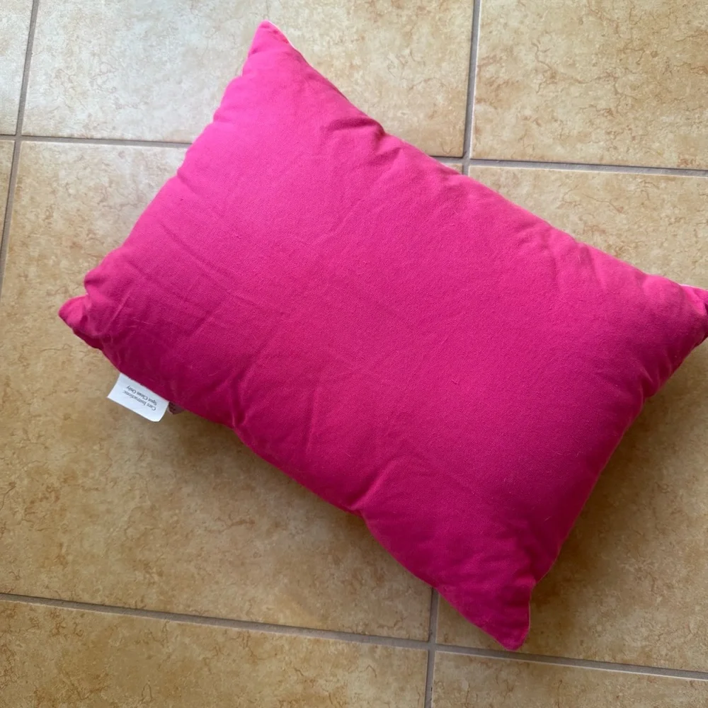Pink Heart Embossed Pillow - Picture 3 of 4